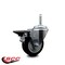 Service Caster 35 Inch Black Polyurethane Wheel Swivel 58 Inch Threaded Stem Caster with Brake SCC SCC-TS20S3514-PPUB-BLK-PLB-58212 - alternate 2